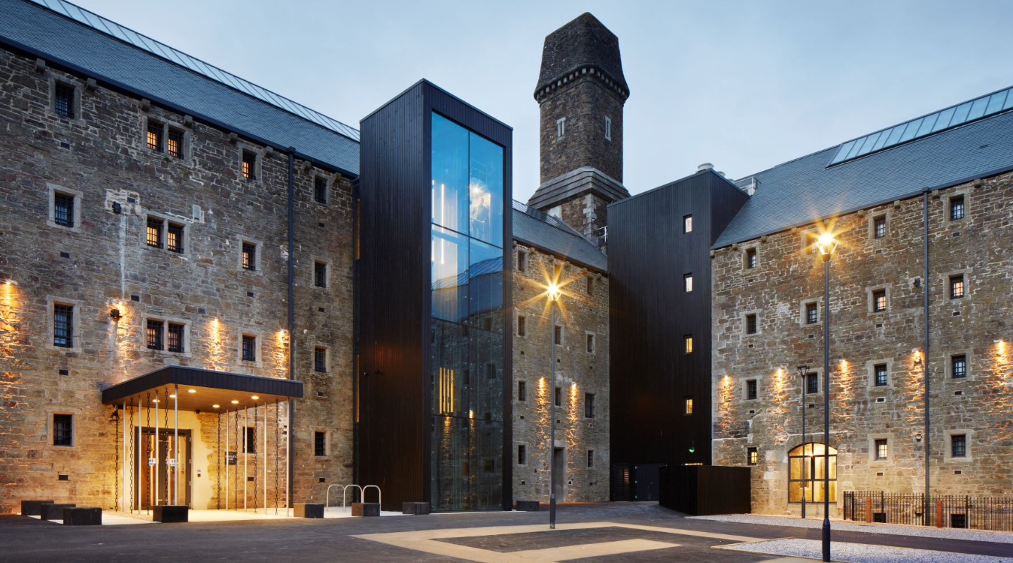 MERLYN checks in at the newly renovated Bodmin Jail Hotel, Cornwall